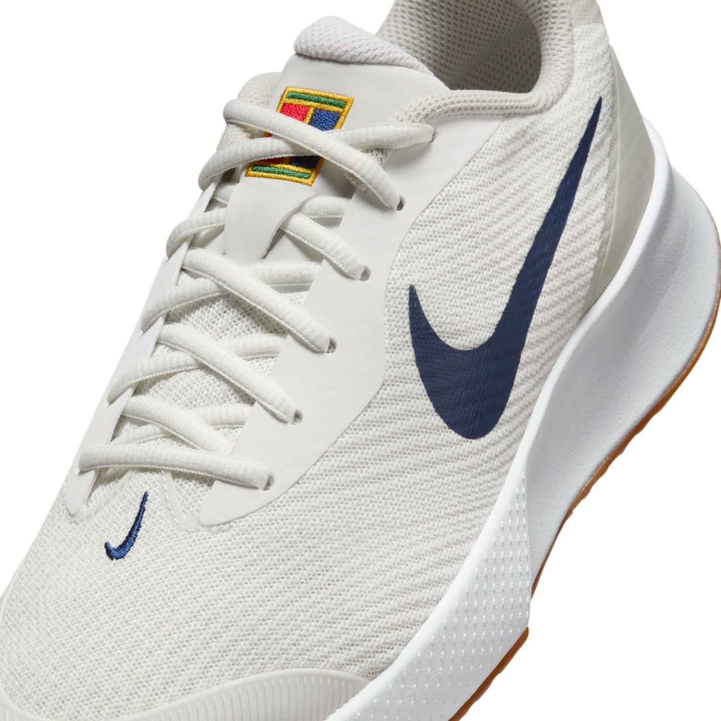Nike Vapor Lite 3 Women's Hard Court Tennis Shoes (FZ2156-100, Summit White/Light Bone/Gum Medium Brow) Size 8.5