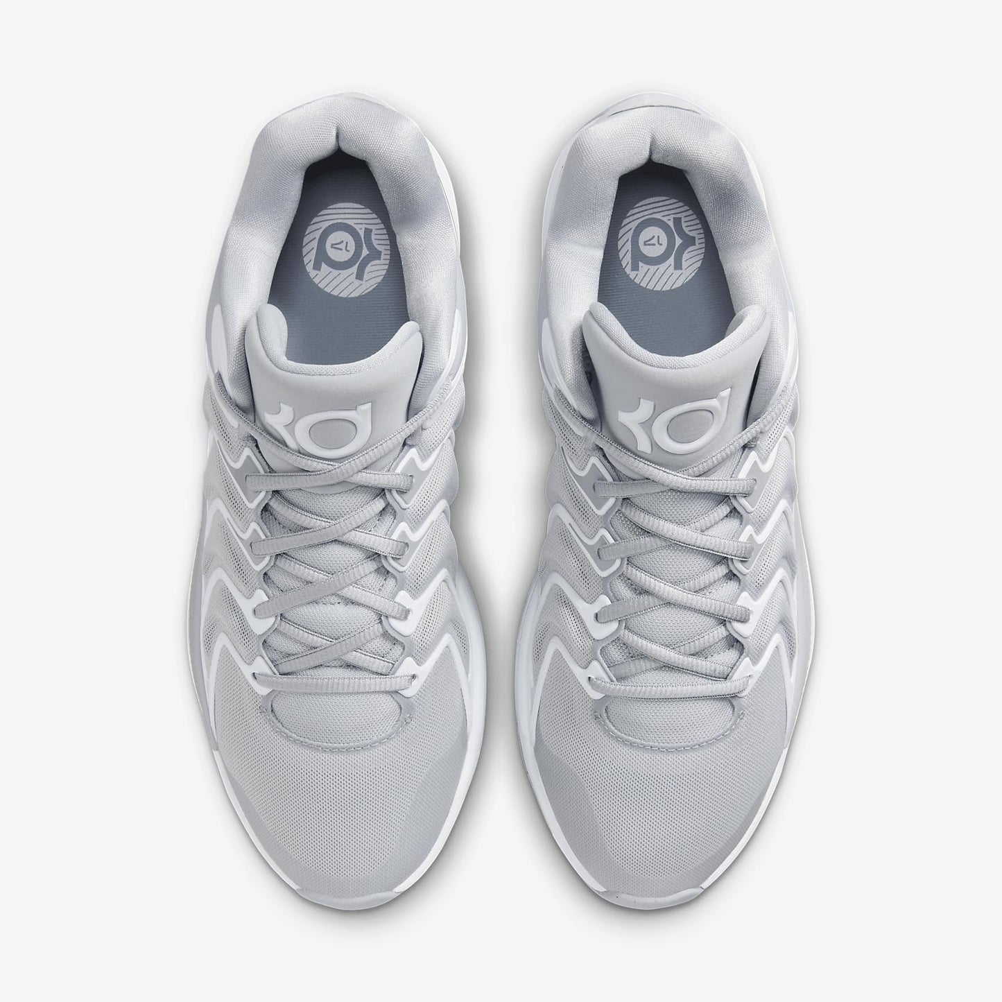 KD17 Basketball Shoes (FV1307-002, Wolf Grey/White/Black) Size 7.5