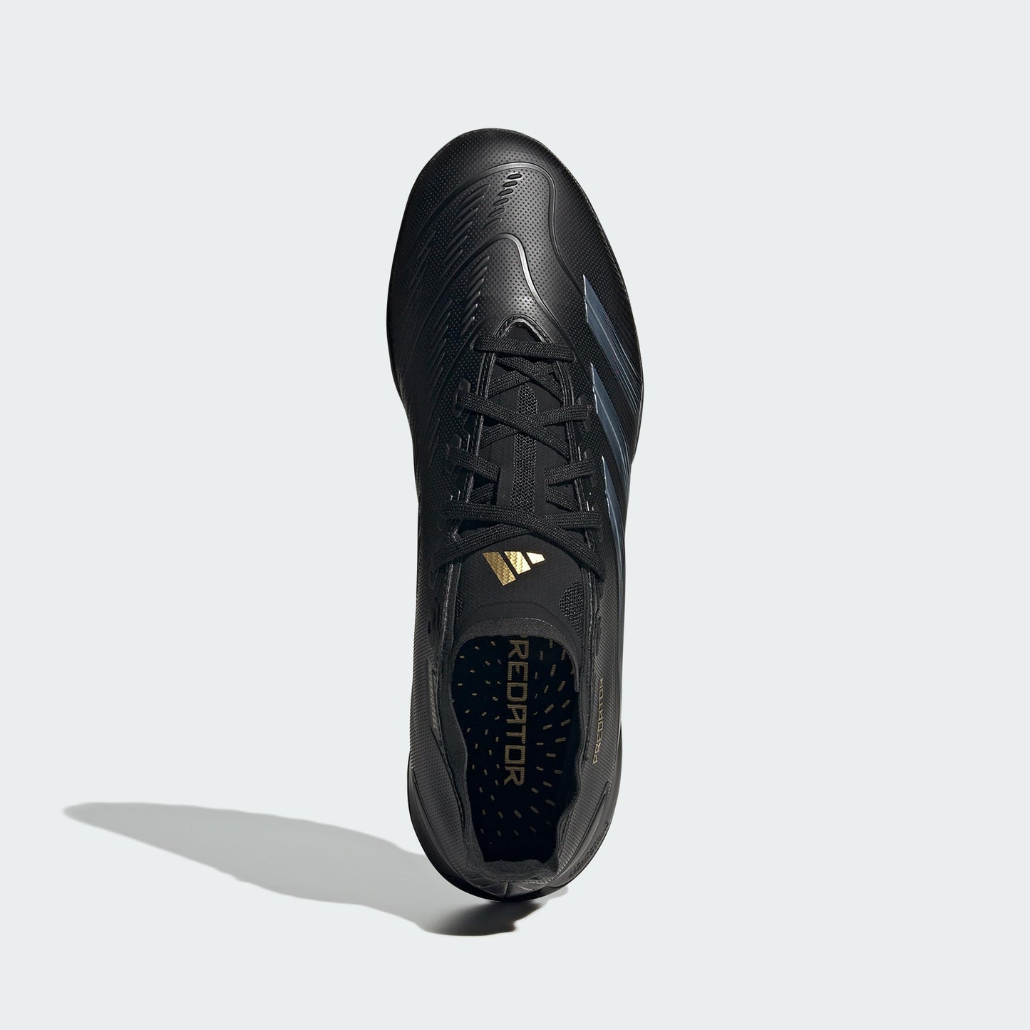 adidas League Turf Sneaker, Black/Carbon/Gold Metallic, 8