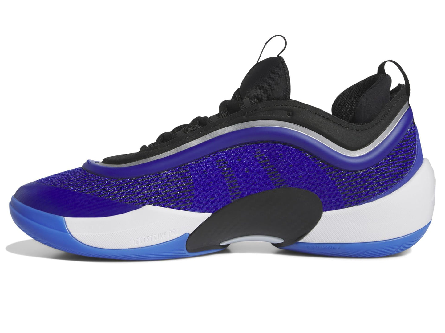 adidas Unisex D.O.N. Issue 5 Basketball Sneaker, Lucid Blue/Black/White, 9 US Men