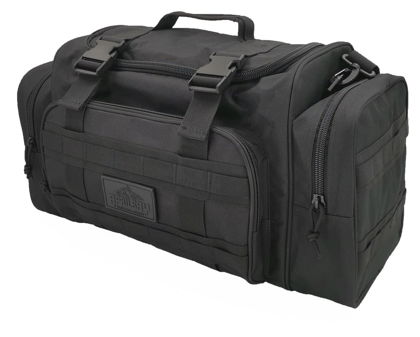 APRILBAY Duffel Bag – Heavy Duty Tactical Gym Bag for Men, Splashwater-Proof Weekender Travel Bag for Basketball, Football, Soccer, Hiking, and Hunting (Black)