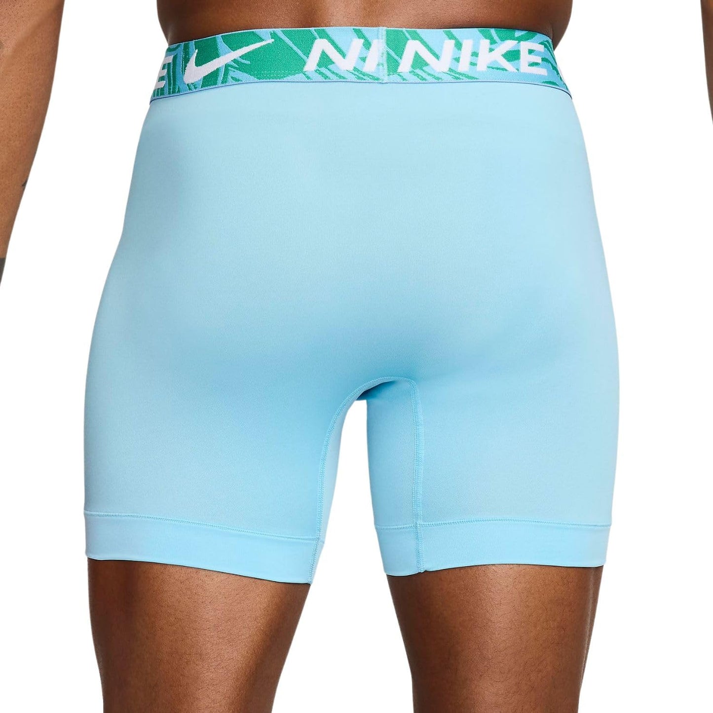 Nike Men's Dri-Fit Essential Micro Boxer Brief, 3pk, Aquarius Blue/Laser Fuchia/Cool Grey, M