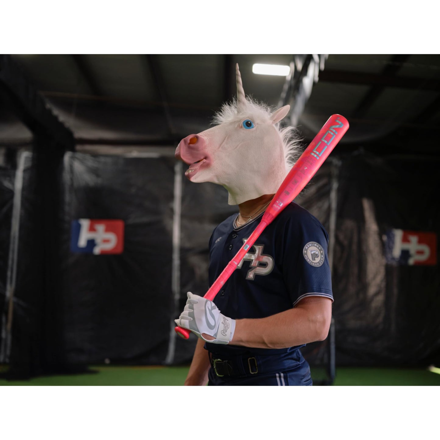 Rawlings | 2025 | ICON Baseball Bat | BBCOR | -3 Drop | Electric Unicorn | 33"