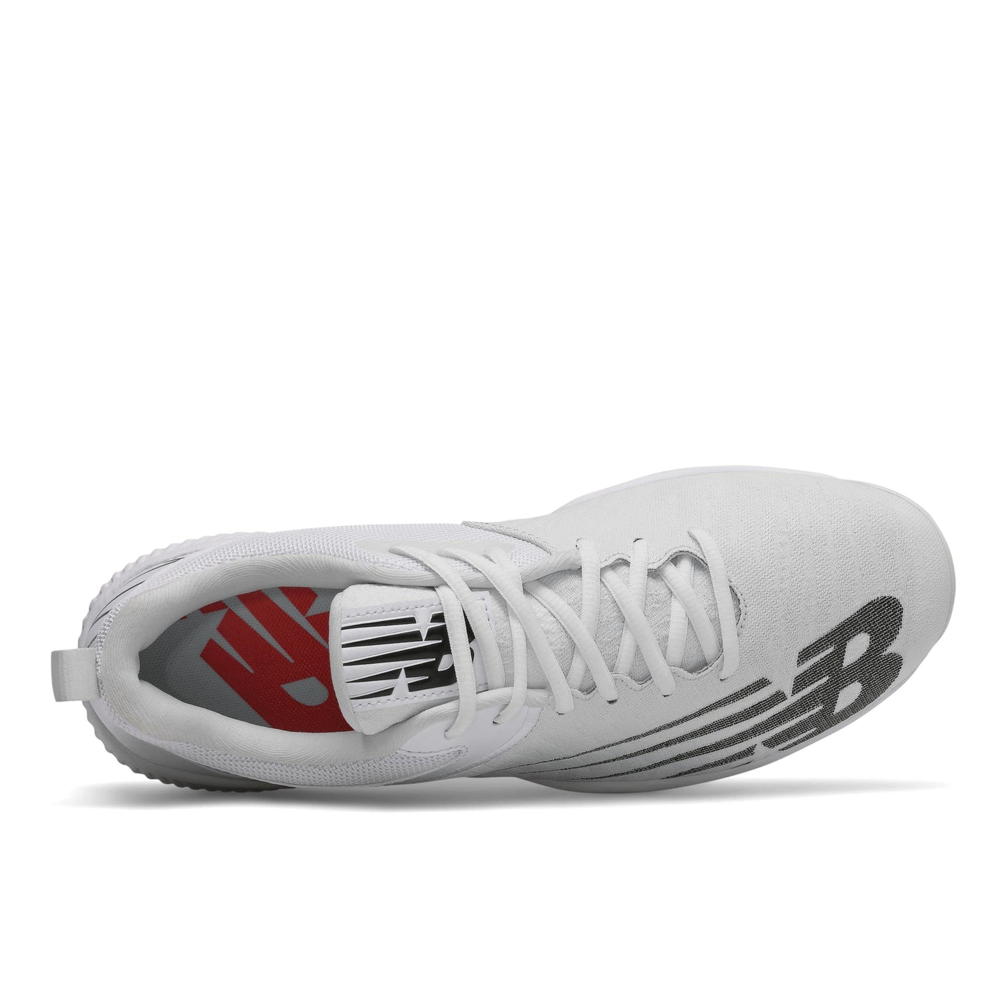 New Balance Men's FuelCell 4040 V6 Molded Baseball Shoe, White/Black, 15