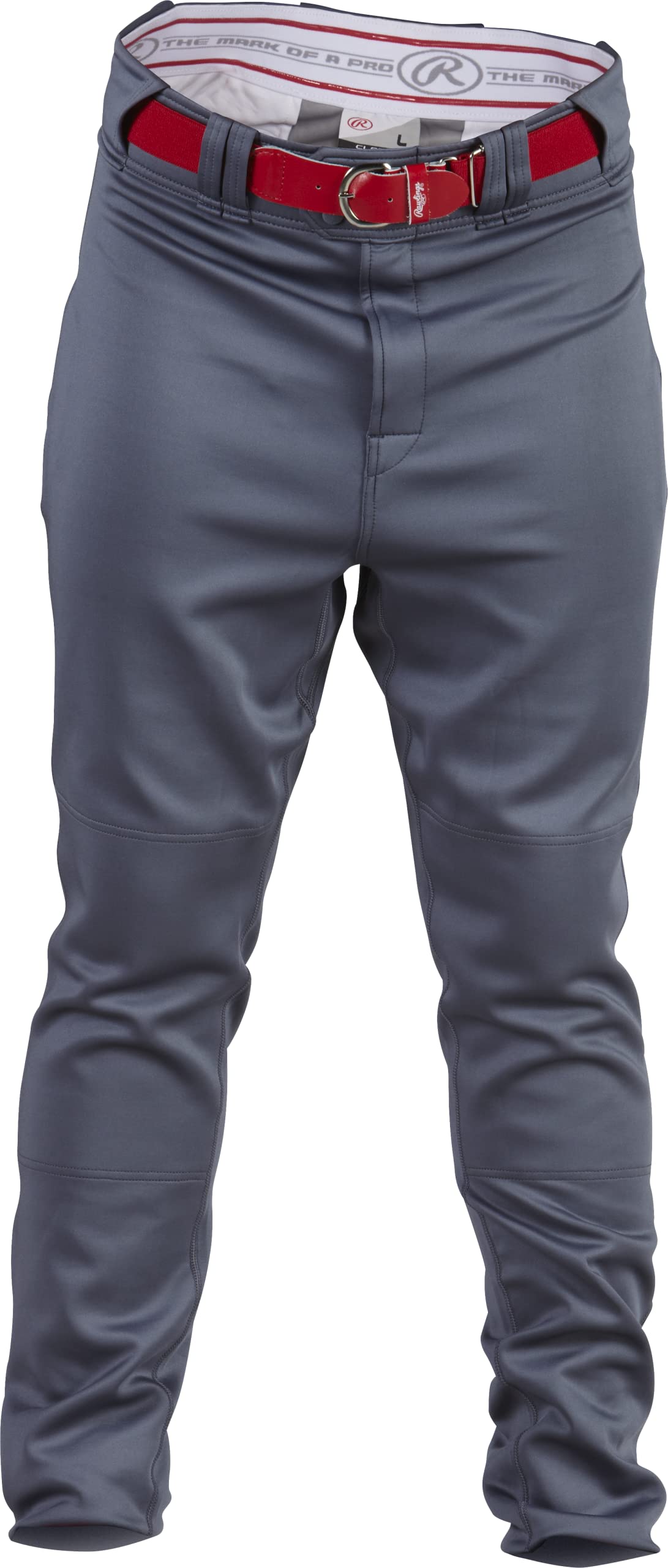 PRO 140 Premium Series Game Baseball Pant, Adult, Solid Color, Full Length, Unhemmed, Graphite 30x37