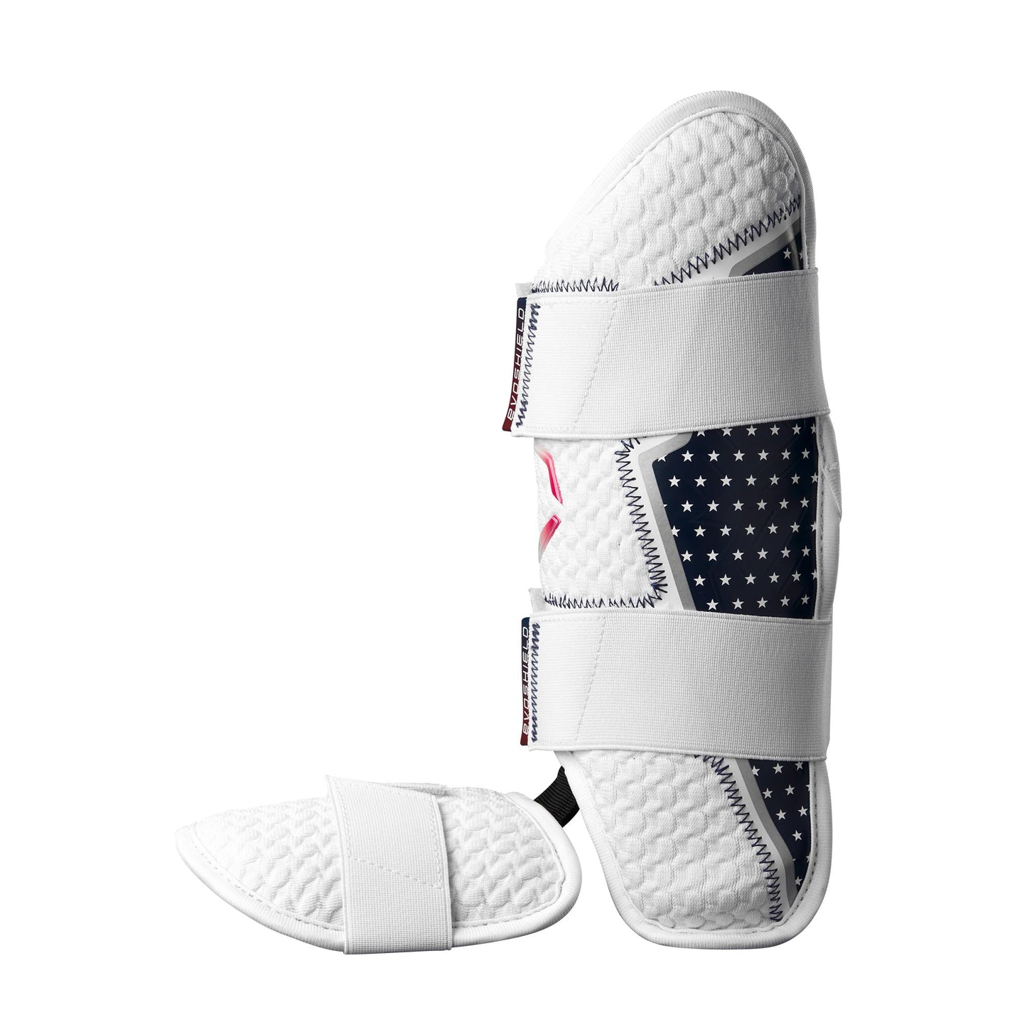 EvoShield X-SRZ 2.0 Batter's Leg Guard - Stars and Stripes, Left-Handed Hitter