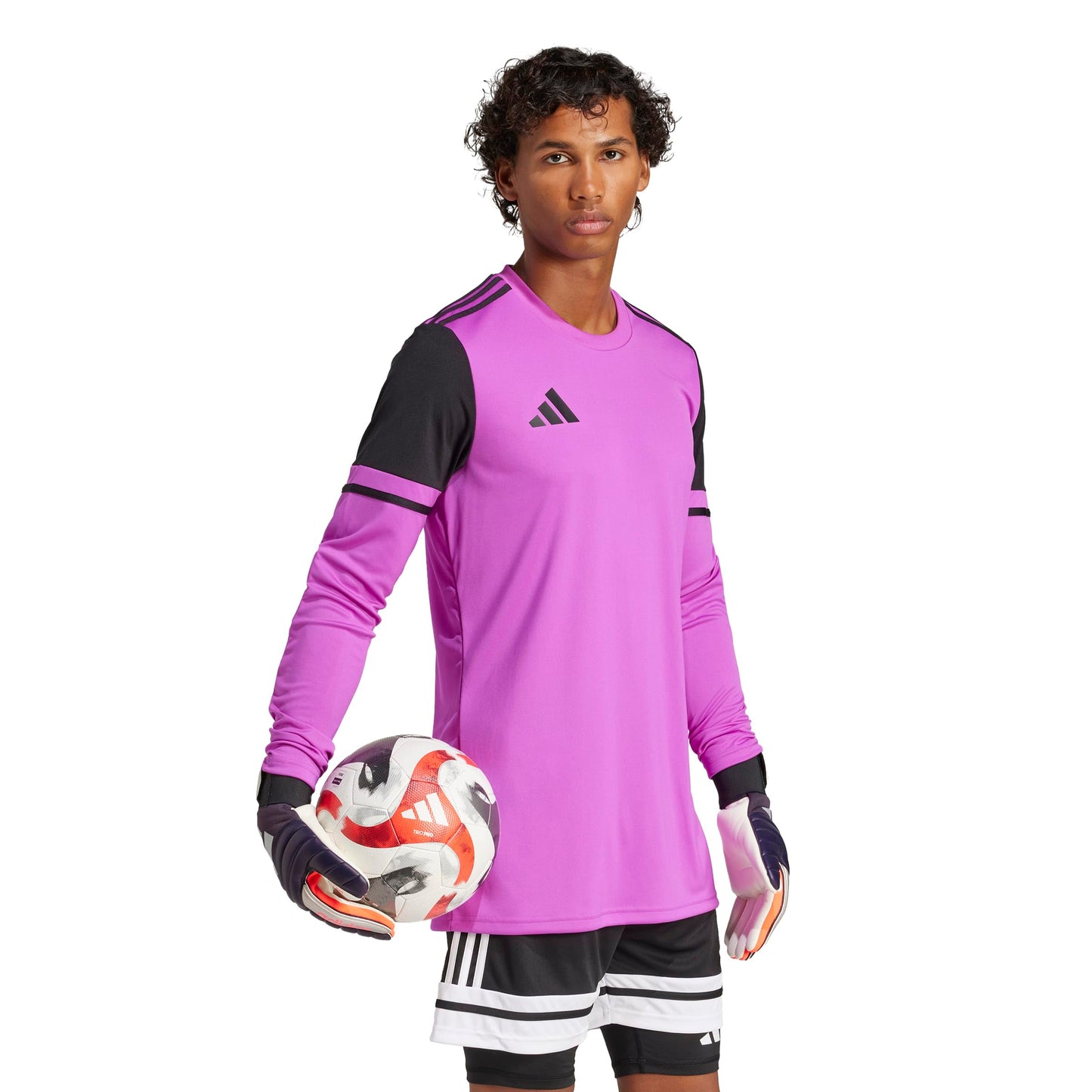 adidas Squadra 25 Padded Goalkeeper Jersey | Padded Elbow Protection | Flash Pink | for Soccer
