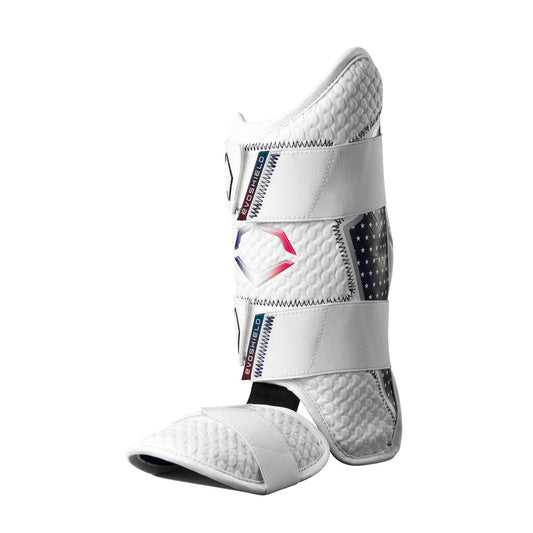 EvoShield X-SRZ 2.0 Batter's Leg Guard - Stars and Stripes, Left-Handed Hitter
