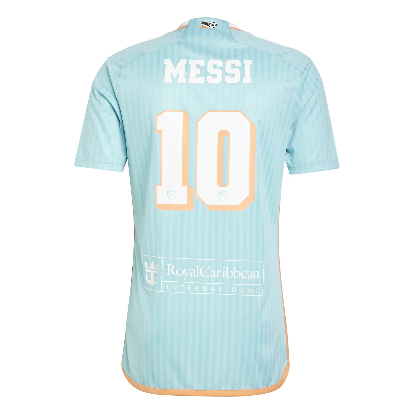 adidas Inter Miami Men's Lionel Messi #10 2024 Archive Alternate Aqua Jersey - JE6078 - IMCF 3 JSY N (US, Alpha, Large, Regular, Regular, Aqua)