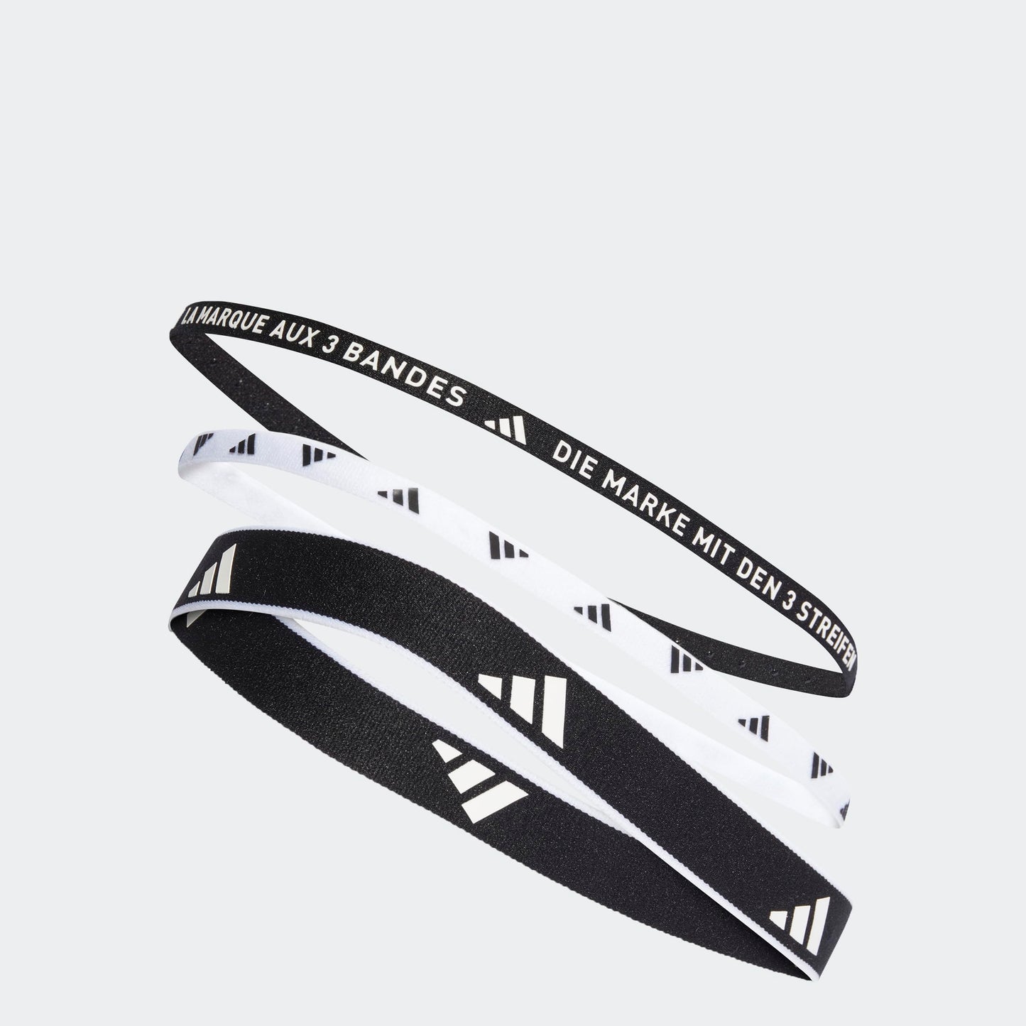 adidas Unisex Multiple Width Training Headbands 3 Per Pack Headband, L