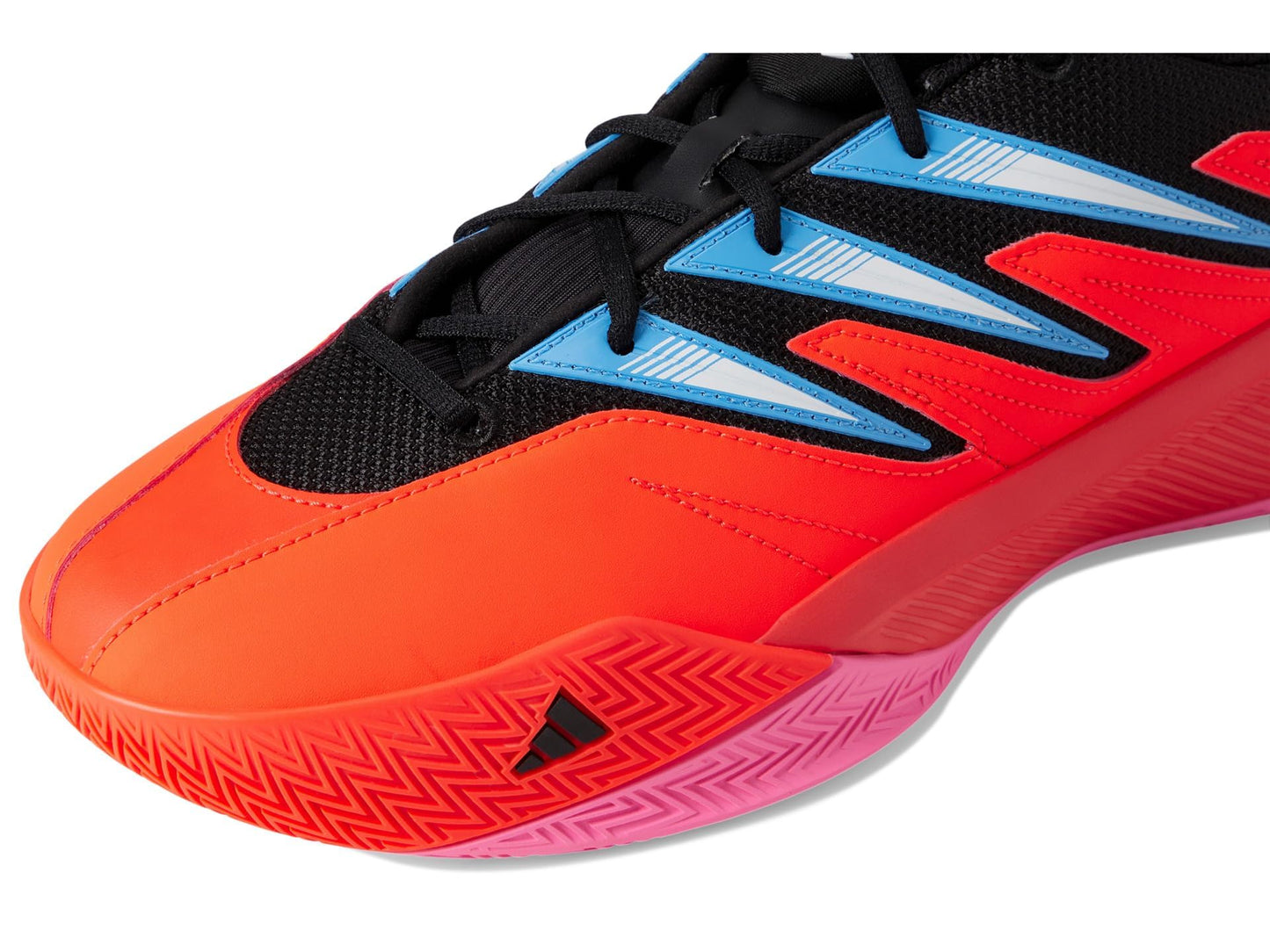 adidas Unisex Dame Certified 3 Basketball Sneaker, Solar Red/Black/White, 8 US Men