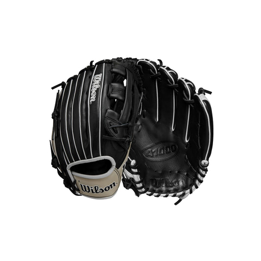 Wilson Fall 2024 A1000® 1750 12.5” Outfield Baseball Glove - Black/Grey/Red, Right Hand Throw