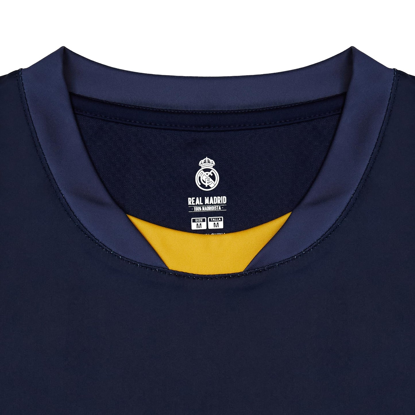 Real Madrid Offically Licensed Jersey - Adult Soccer Game Day Jersey Inspired Shirt | Frequency, Navy, Small