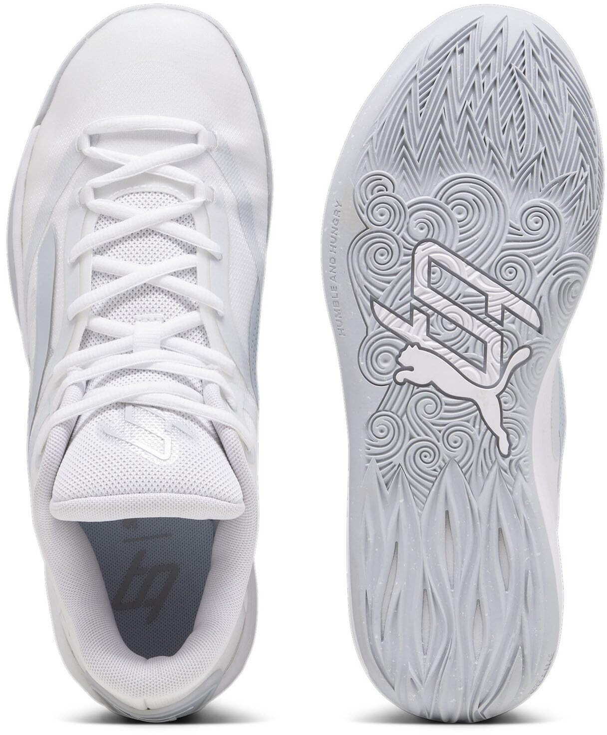 PUMA Womens Stewie 2 Team Basketball Sneakers Shoes - White - Size 8 M