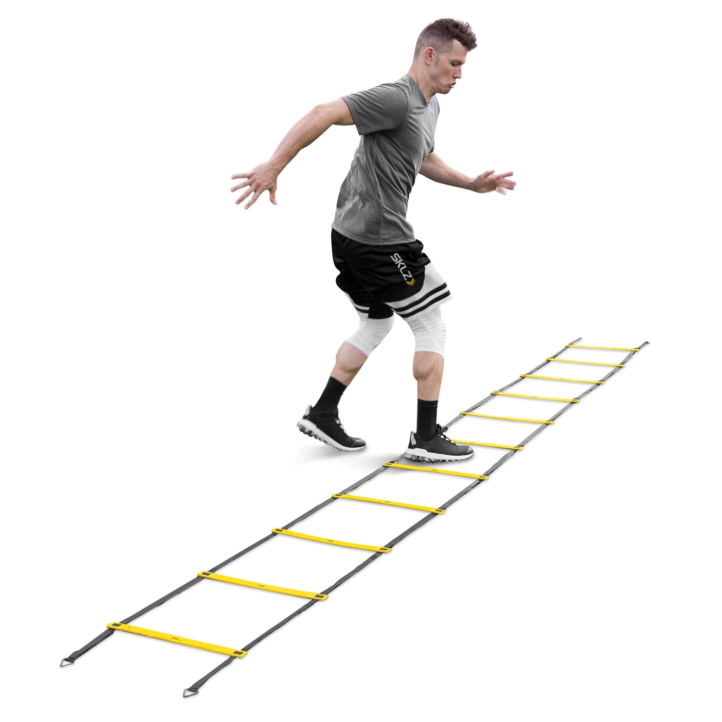 SKLZ Quick Ladder Running-equipment, 15-Feet US, Yellow