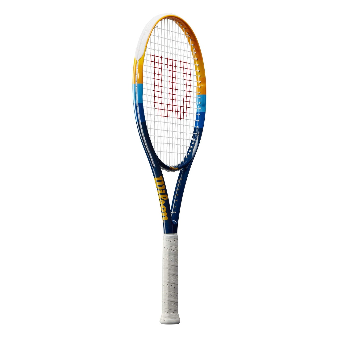 Wilson Profile Adult Recreational Tennis Racket - Grip Size 3 - 4 3/8", Blue/Orange