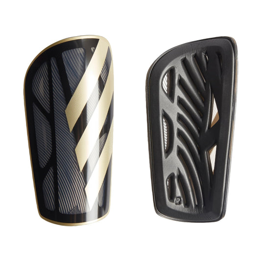 adidas unisex-adult Tiro League Shin Guards, White/Black/Silver Metallic, X-Large