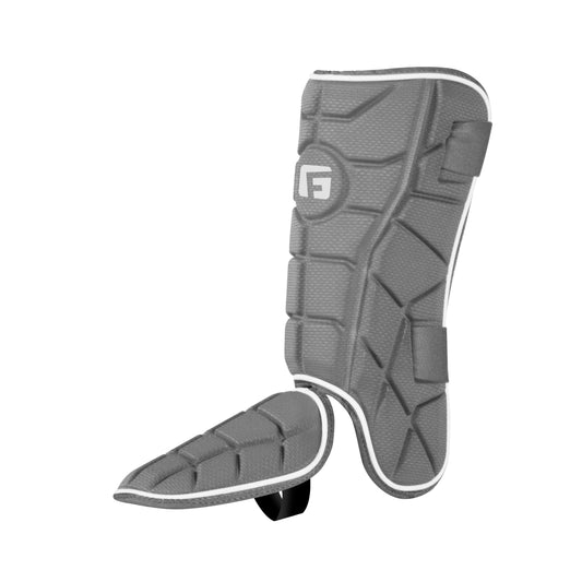 G-Form MLB Elite Batter's Baseball Leg Guard, Grey, Youth LH Hitter