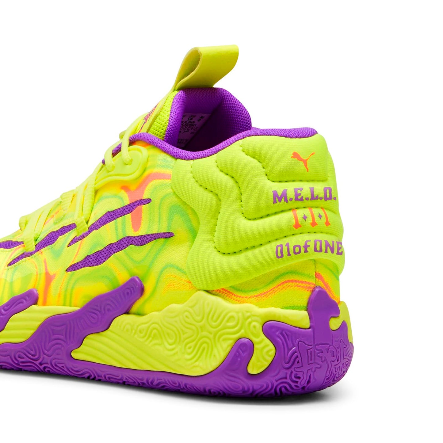 PUMA Womens Mb.03 Spark Basketball Sneakers Shoes Athletic Court, Indoor - Yellow - Size 9.5 M, 37989801