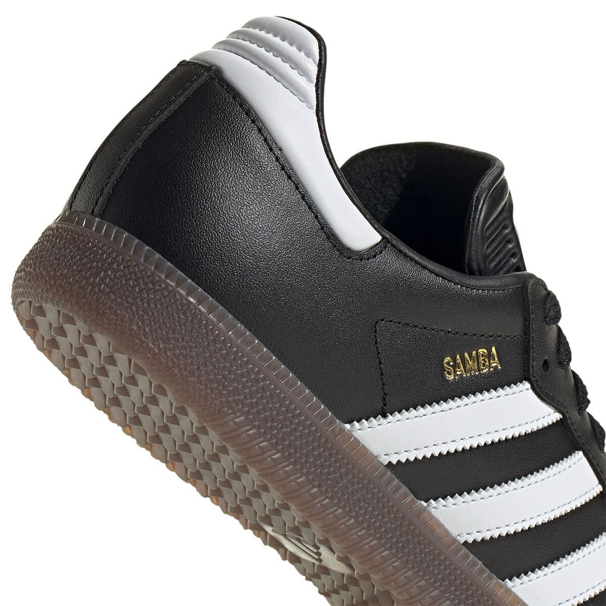 adidas Unisex Samba Indoor Sneaker, Black/White/Vivid Red, 10 US Men