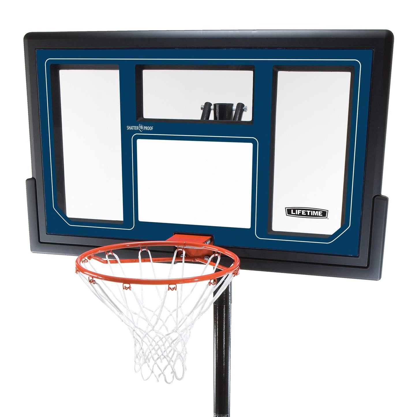 Lifetime Portable Basketball Hoop, 50 Inch Shatterproof Backboard, Blue/Black