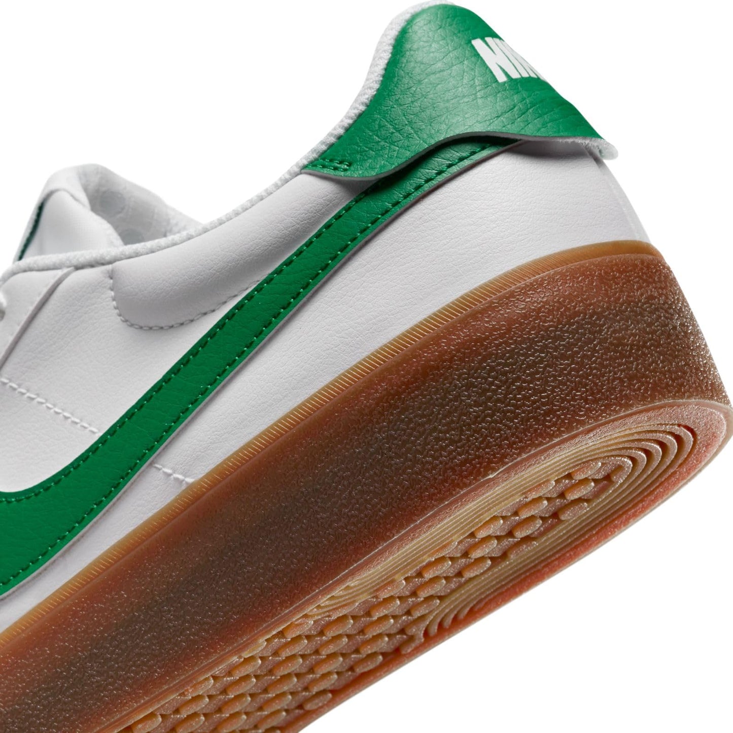 Nike Men's Court Shot Sneaker, White/Malachite/Gum Medium Brown, 9
