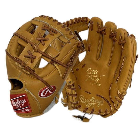 Rawlings | Heart of The Hide Baseball Glove | Single Split Web | Infield 11.5" | Standard Fit | Multiple Colors (Tan Pro Stiff | Single Split Web)