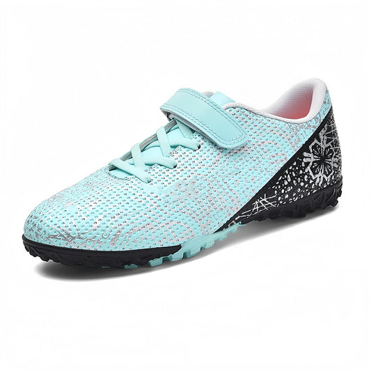 tevzolpa Soccer Cleats for Kids Turf Soccer Shoes Indoor Boys Girls Football Shoes Youth TF AG Artificial Ground Trainning Athletic Sneakers Outdoor (1101 Green TF_32)