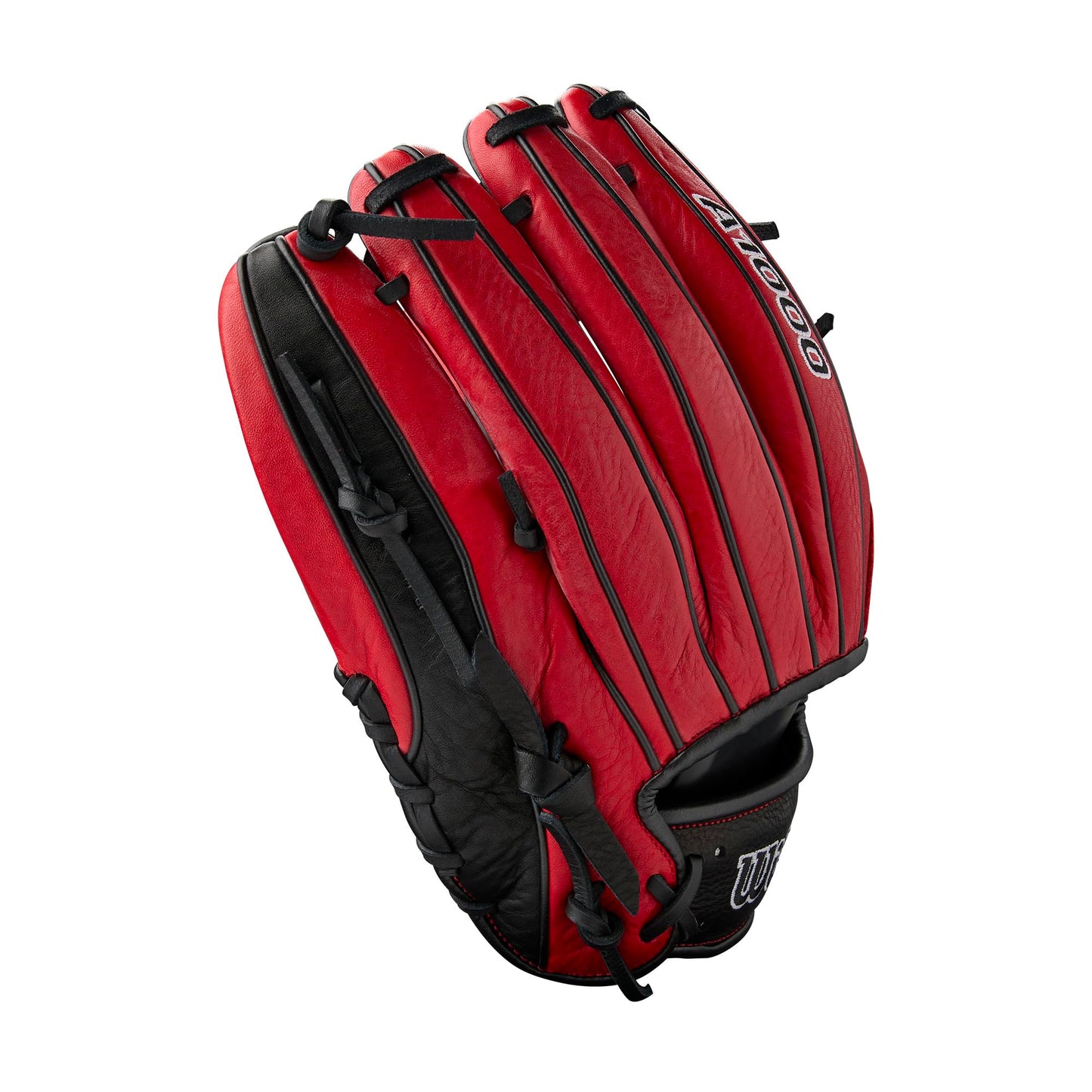 Wilson 2024 A1000 1787 11.75” Infield Baseball Glove - Right Hand Throw, Red/Black/White