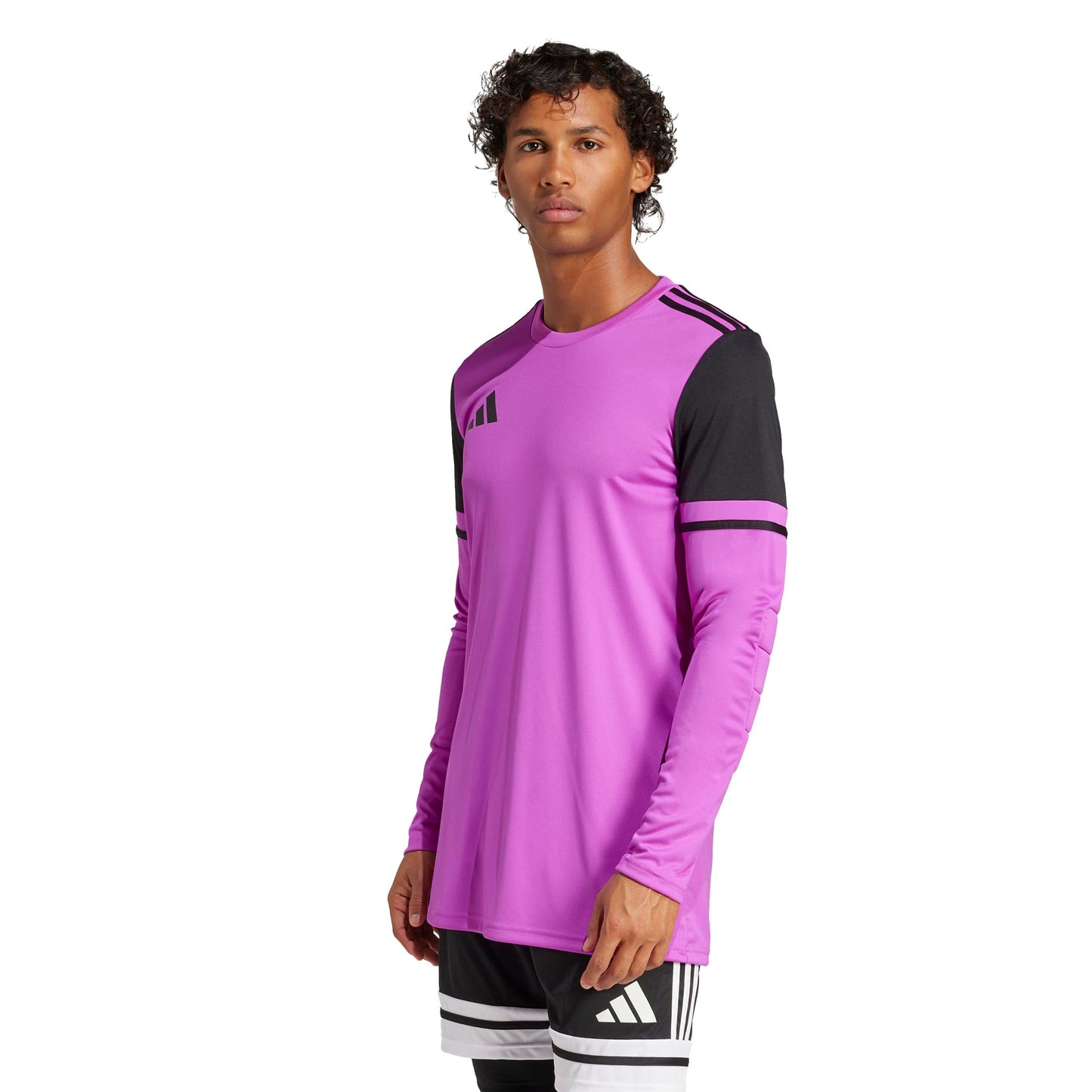 adidas Squadra 25 Padded Goalkeeper Jersey | Padded Elbow Protection | Flash Pink | for Soccer