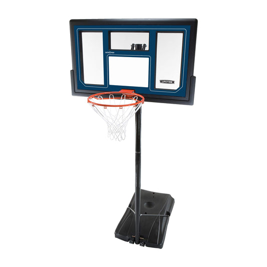 Lifetime Portable Basketball Hoop, 50 Inch Shatterproof Backboard, Blue/Black