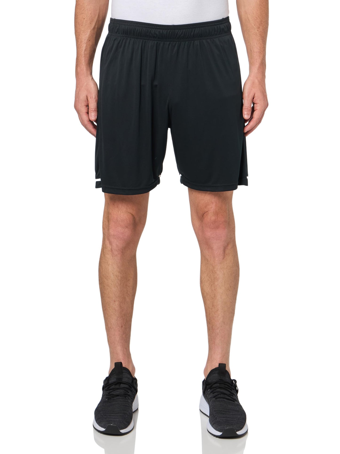 Under Armour Men's Challenger Shorts, (001) Black / / White, X-Large