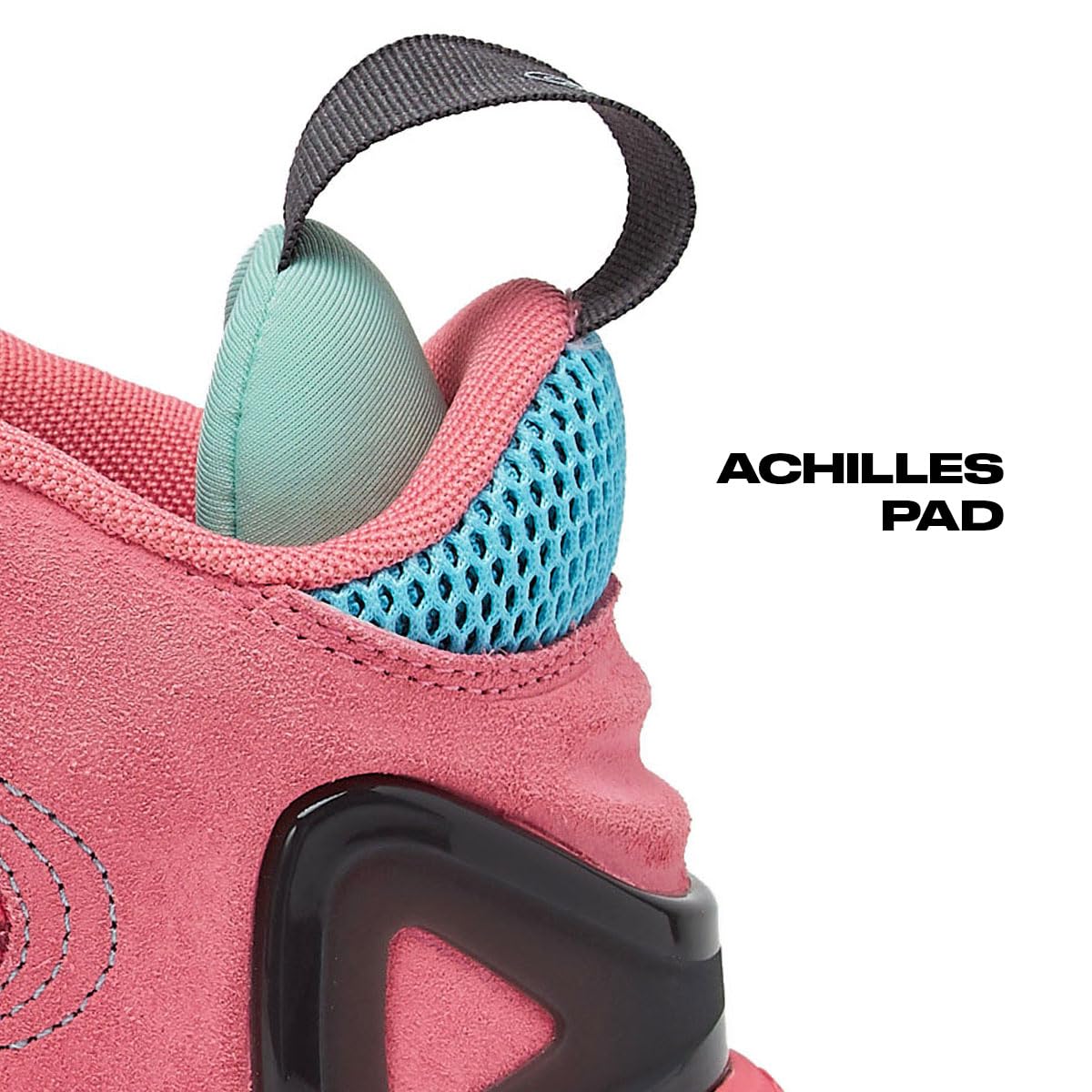 AND1 Scope Basketball Shoes for Women and Men, High Top Men’s Basketball Shoes - Womens Basketball Sneakers - Light Pink/Light Green, 5.5 Medium