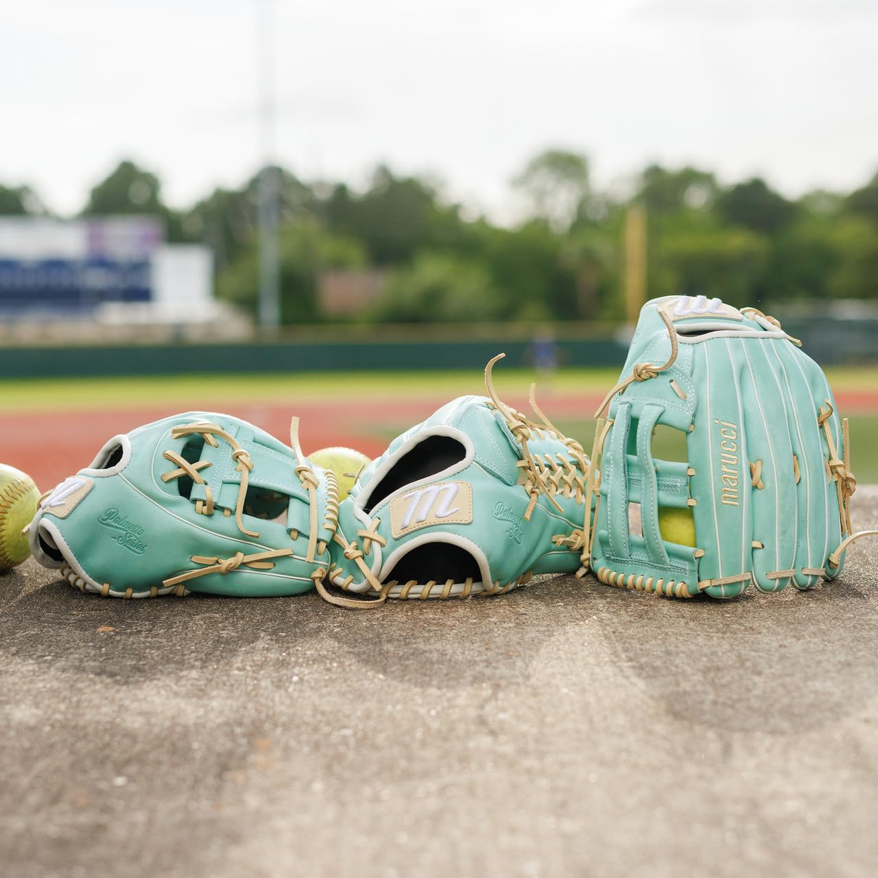 MARUCCI Palmetto Fastpitch Glove Series, 39S3 13" First Base MITT Dual BAR Web Left Hand Throw