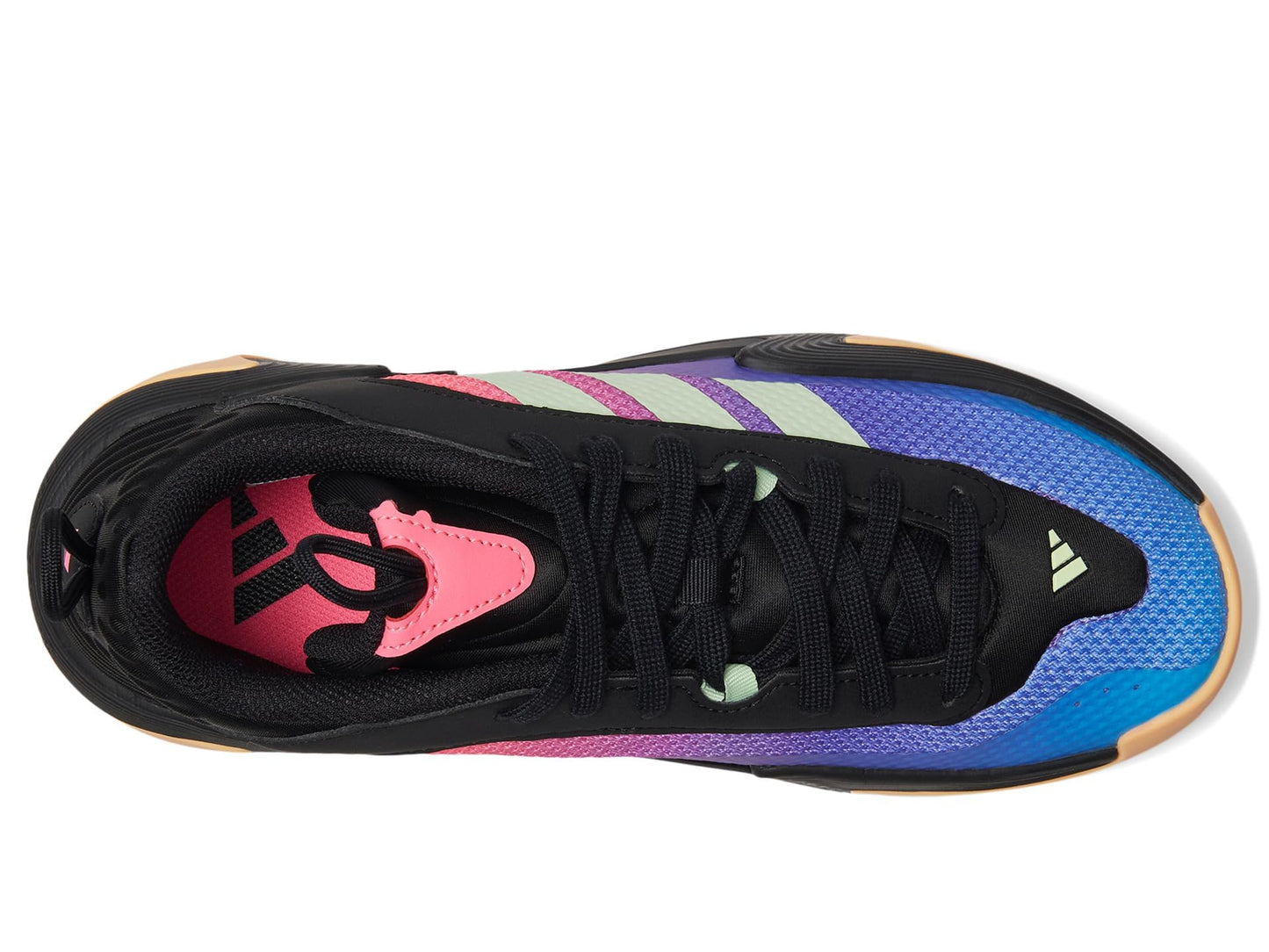 adidas Women's Exhibit Select 2.0 Basketball Sneaker, Black/Supplier Colour/Lucid Pink, 7.5