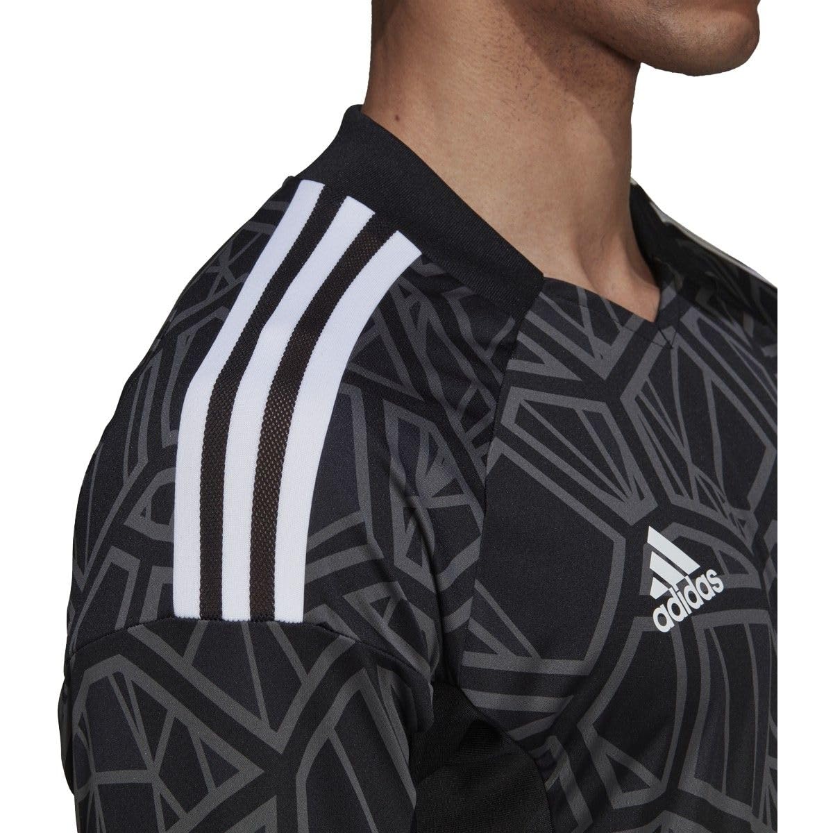 adidas Condivo 22 Mens Goalkeeper Soccer Jersey, Black Large