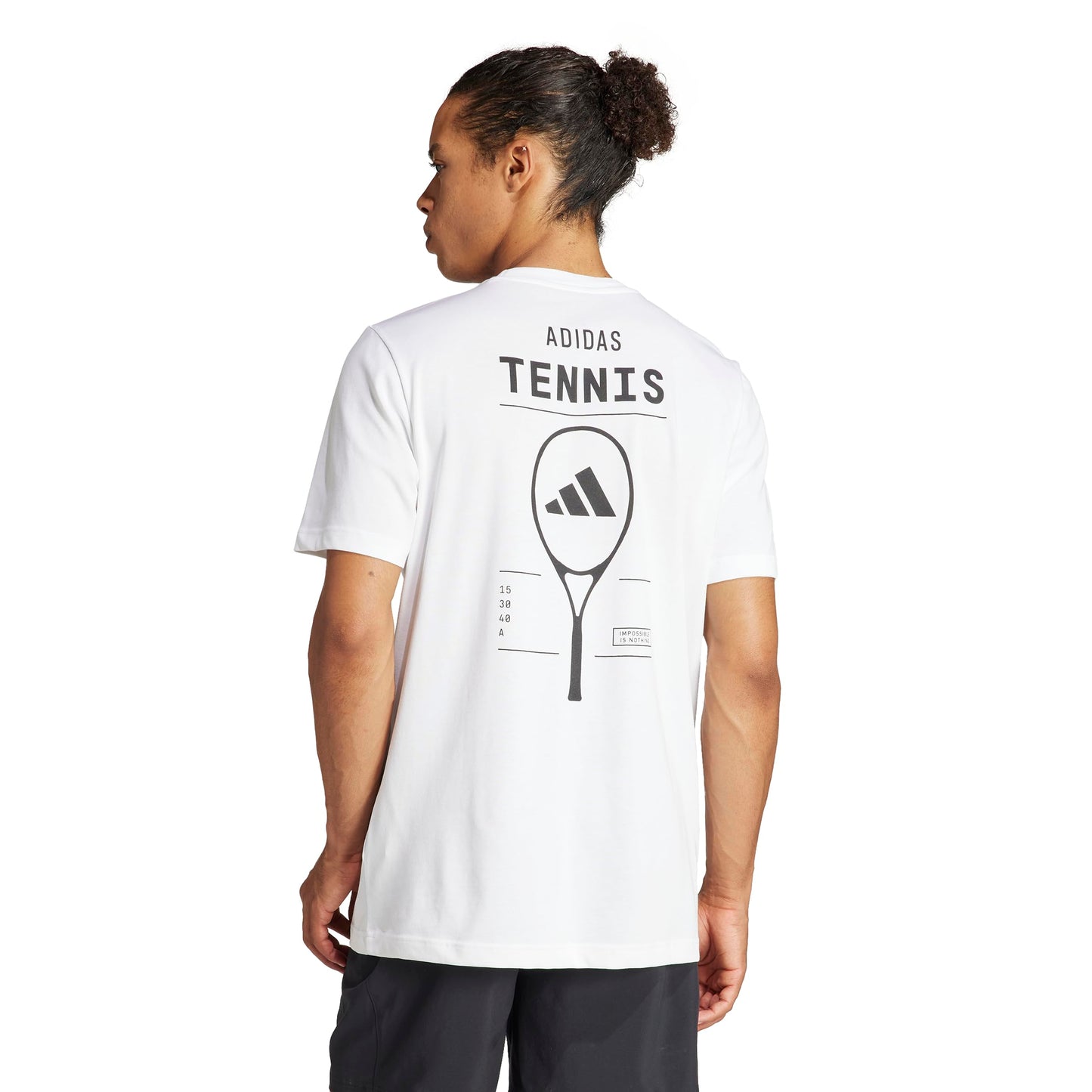 adidas Men's Tennis Graphic T-Shirt, White