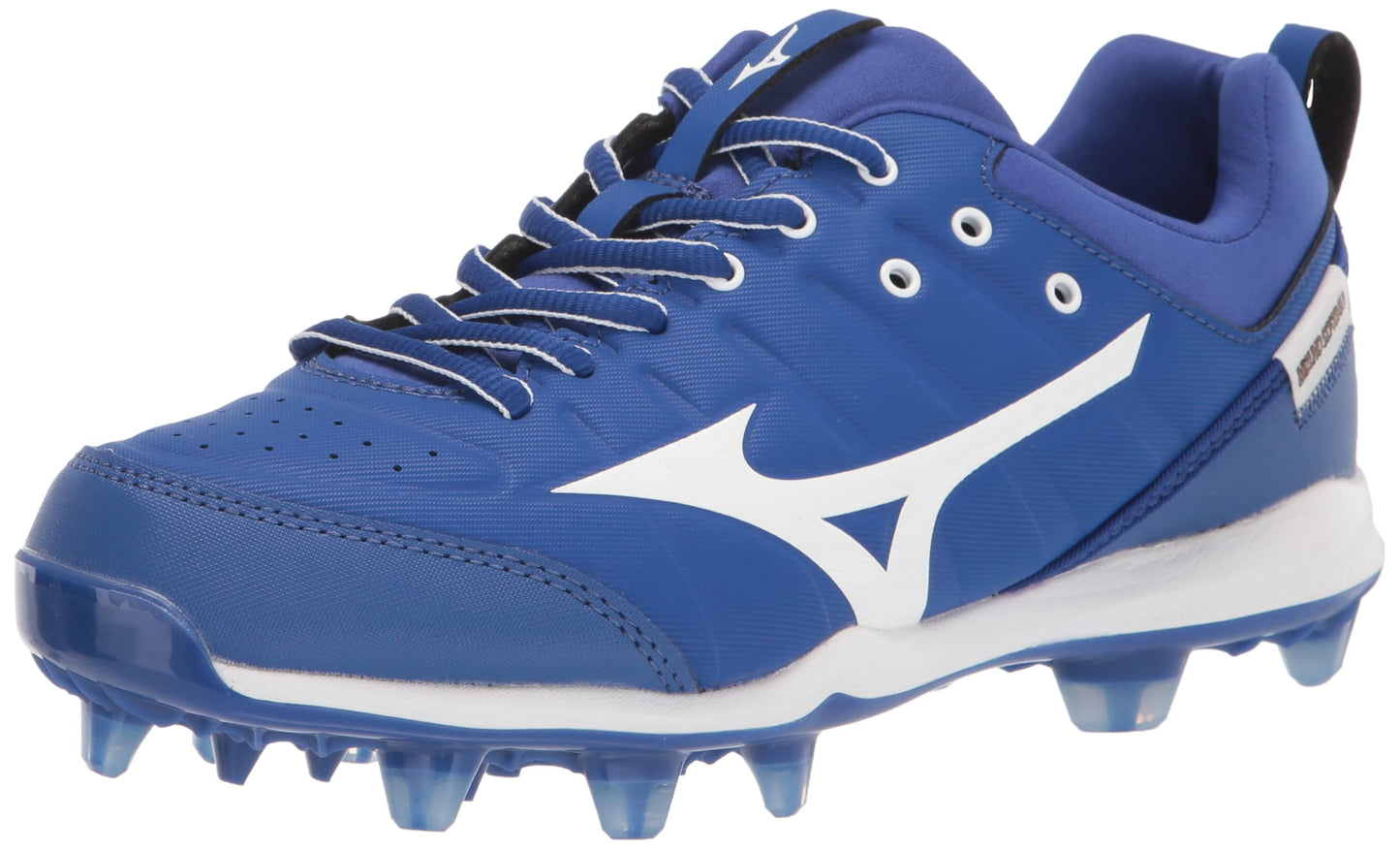 Mizuno unisex adult 9-spike 9 Spike Advanced Finch Elite 5 Womens TPU Molded Softball Cleat, Royal-white, 9.5 US
