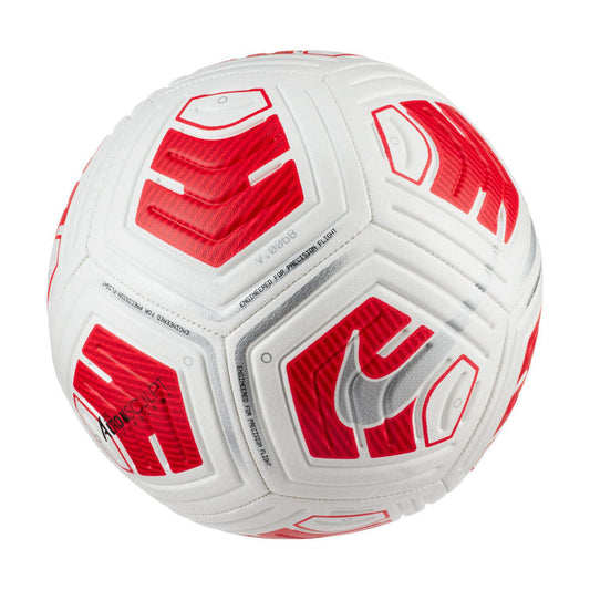 NIKE CU8062-100 NK Strk Team 290G - SP21 Recreational Soccer Ball Unisex Adult White/Bright Crimson/(Silver) Size 5