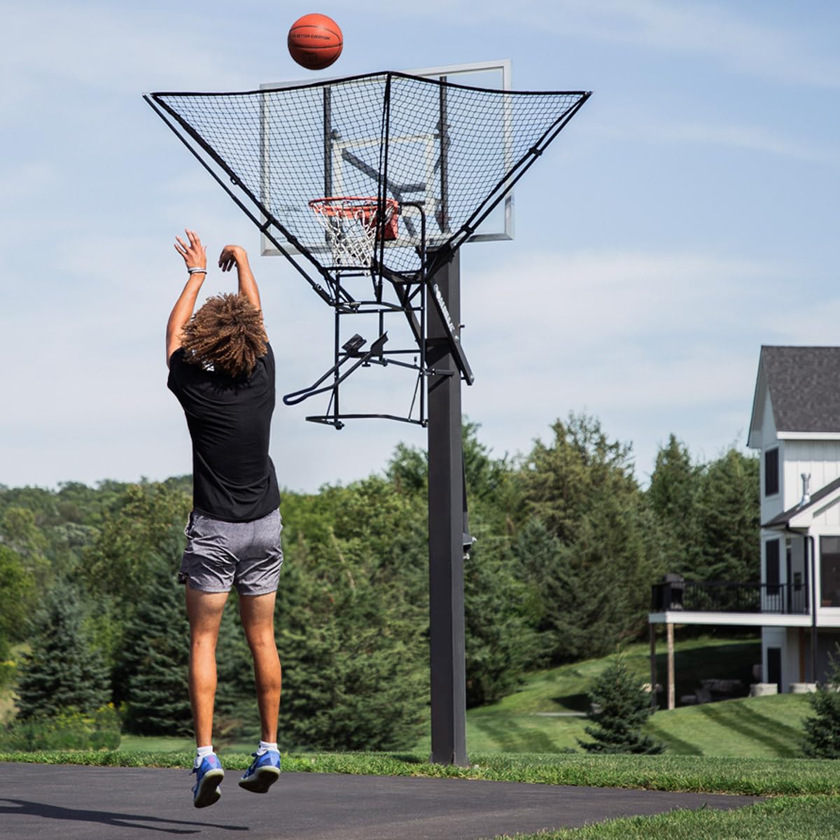 Dr. Dish IC3 Basketball Shot Trainer Rebounder with Net Return System