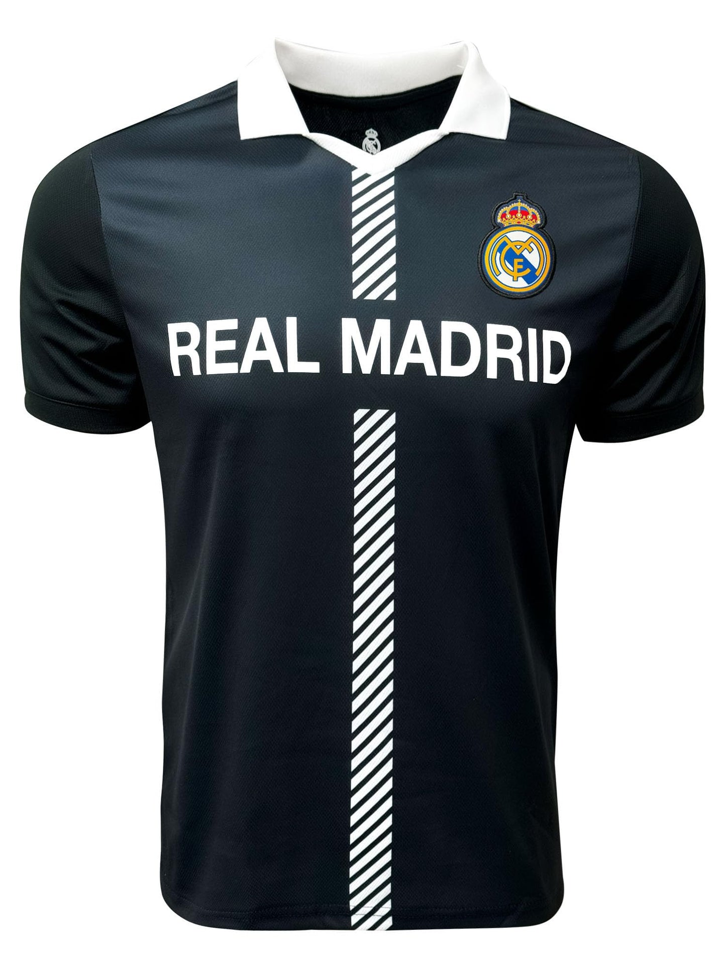 Real Madrid Shirt, Adult Sizes Licensed Real Madrid Fan Jersey (Medium) Black