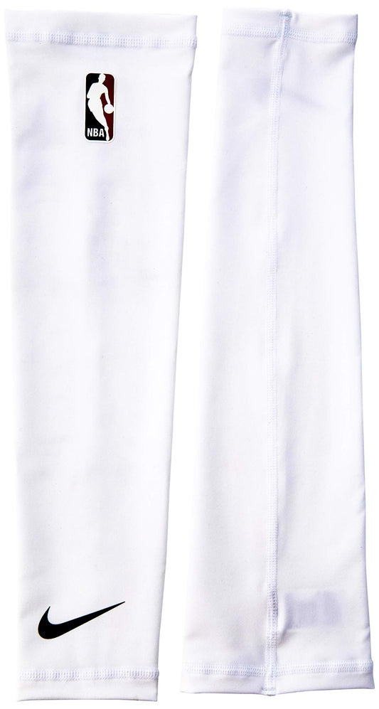 Nike NBA Shooter Sleeve - Pair (White/Black, Small)