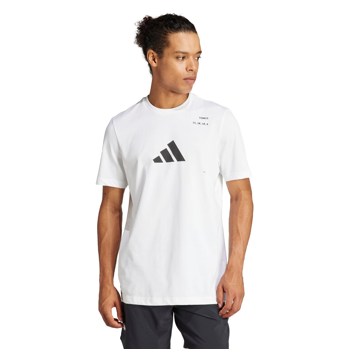 adidas Men's Tennis Graphic T-Shirt, White