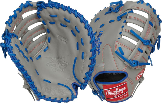 Rawlings | Select PRO LITE Series Youth Baseball Glove | First Base Mitt | 11.5' | RHT | Freddie Freeman - Single Post Web - Grey