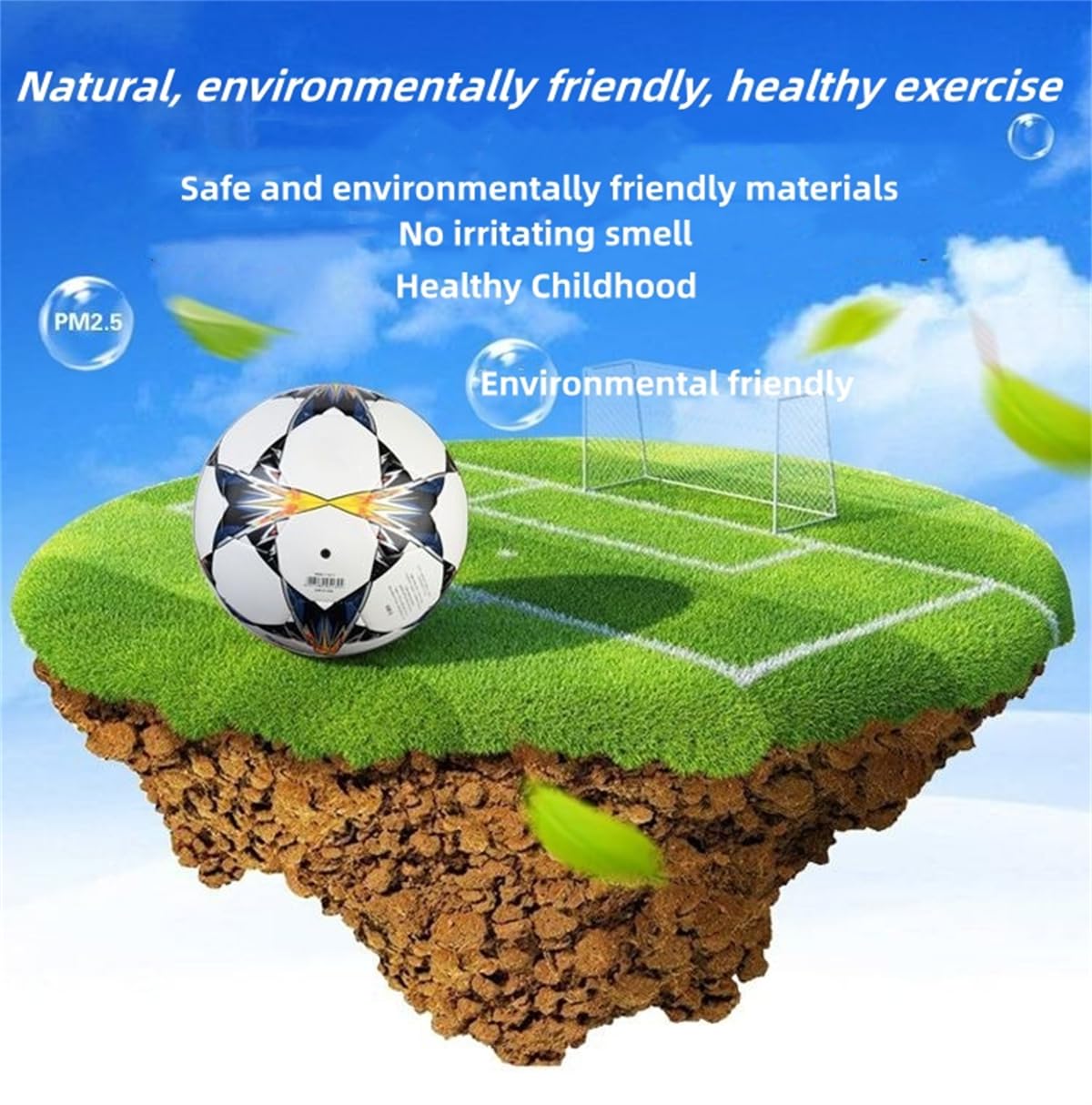 Dorhob League Soccer Ball Size 5 and Size 4 Thermally Bonded Match Ball with Seamless Stiching - Professional High Grade PU Leather - Official Match Weight (31,Size 5)