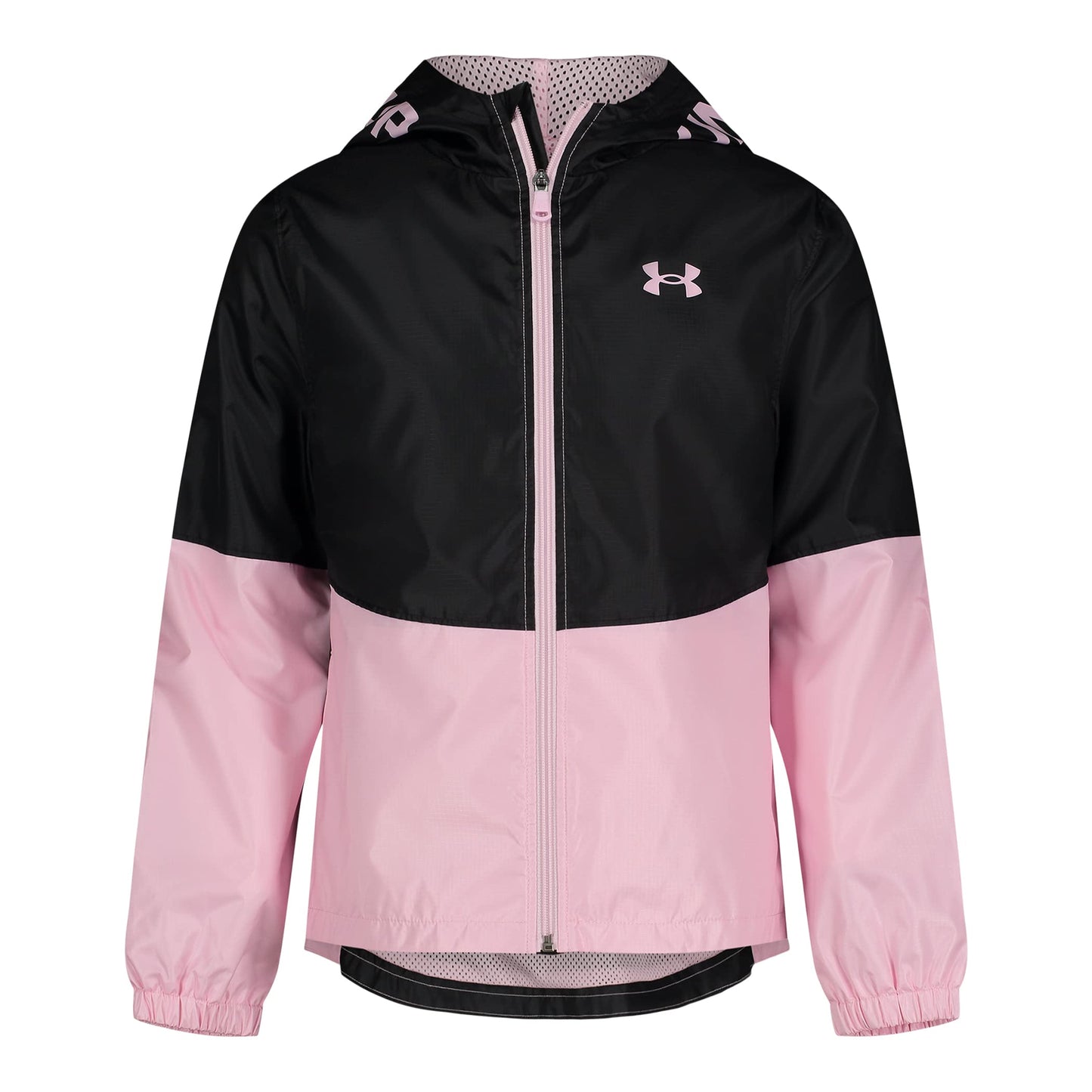 Under Armour UA WINTUCK COLOR BLOCK WINDBREAKER, PINK SUGAR COLORBLOCK, YXL