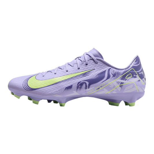 Nike United Mercurial Vapor 16 Academy MG Low-Top Soccer Cleats (HF1604-500, Purple Agate/Barely Volt) Size 7.5