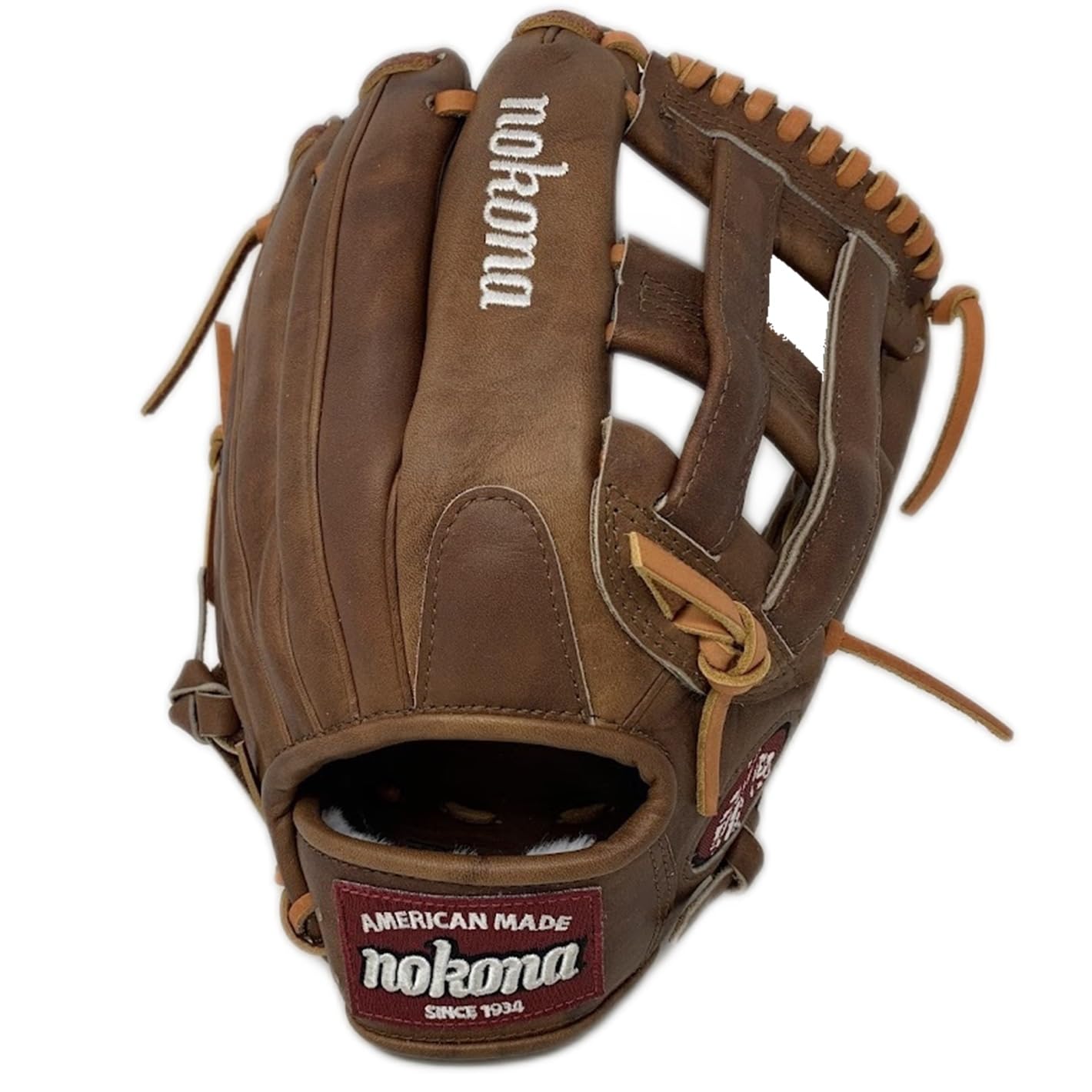 Nokona Walnut 12.75 Outfield Baseball Glove WB-1275H Right Hand Throw H Web