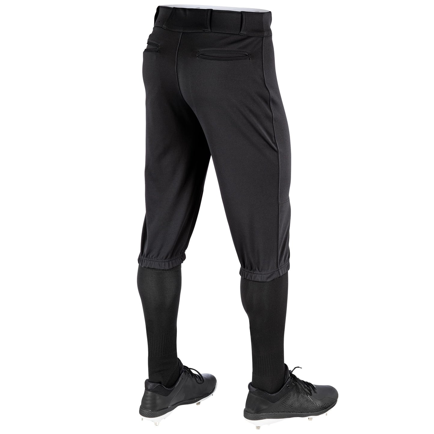 CHAMPRO Mens' Standard Adult Triple Crown Knicker, Black, Small