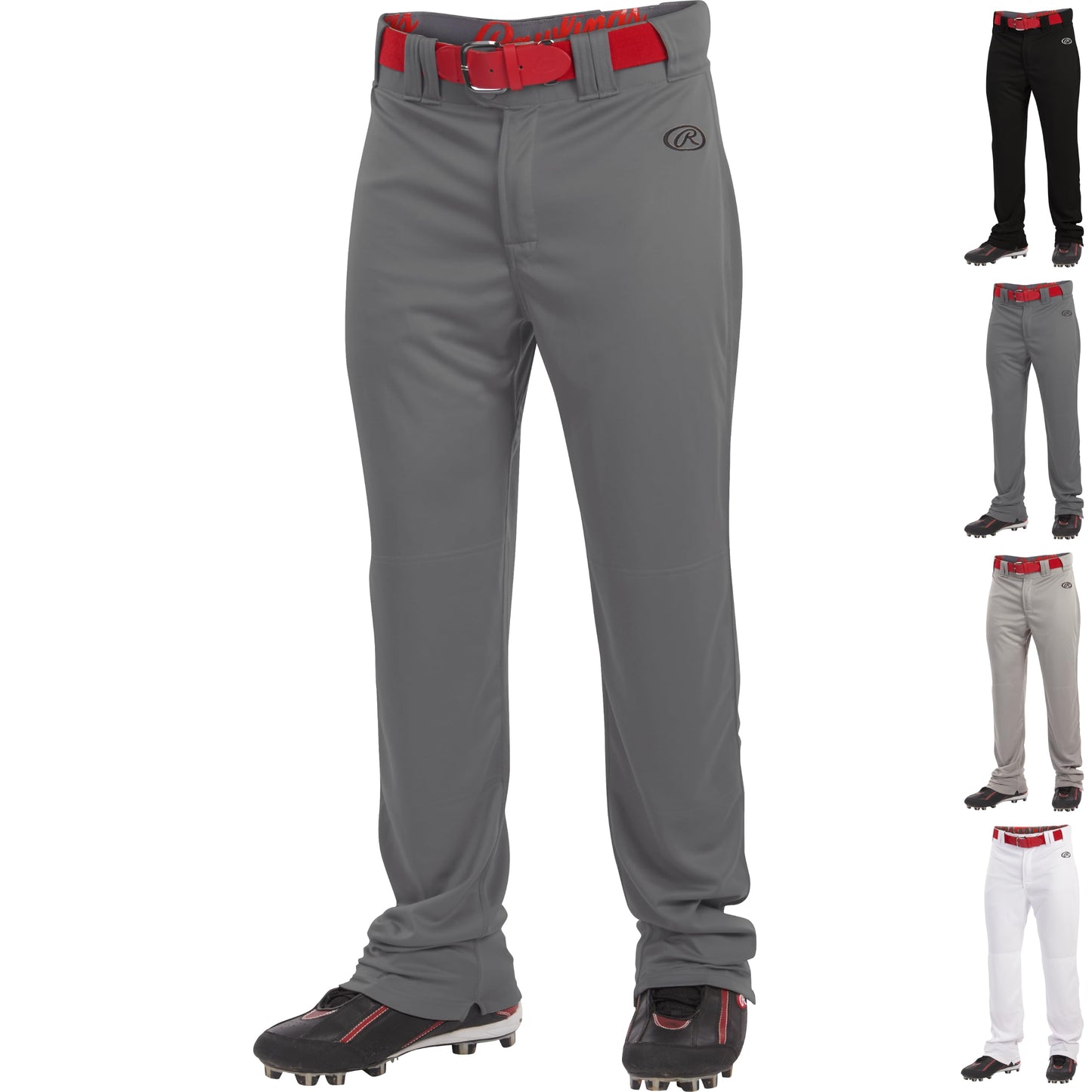 Rawlings | LAUNCH SERIES Full Length Baseball Pants | Adult Large | Graphite